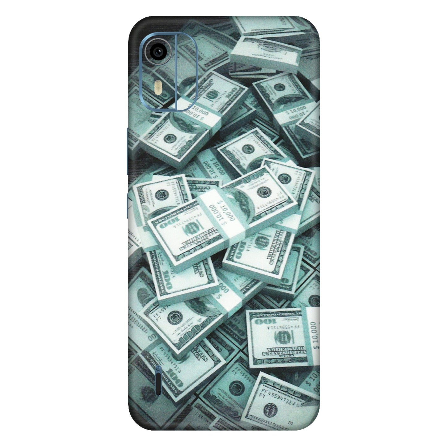 HMD NOKIA Phone Skins (All Models) - Hundred Dollar Bill - Matte Finish (M-162) HMD Nokia C12 Pro
