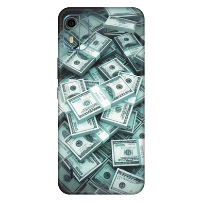 HMD NOKIA Phone Skins (All Models) - Hundred Dollar Bill - Matte Finish (M-162) HMD Nokia C12 Pro