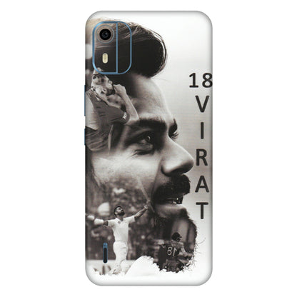 HMD NOKIA Phone Skins (All Models) - Virat Kohli Cricketer - Matte Finish (M-163) HMD Nokia C12 Pro