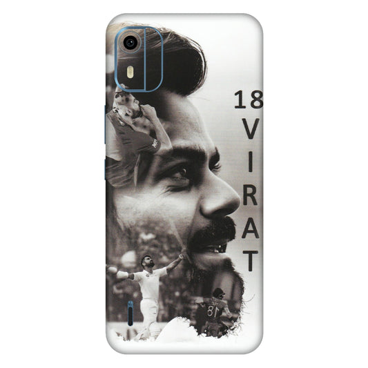 HMD NOKIA Phone Skins (All Models) - Virat Kohli Cricketer - Matte Finish (M-163) HMD Nokia C12 Pro