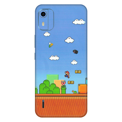 HMD NOKIA Phone Skins (All Models) - Mario Game Scene - Matte Finish (M-24) HMD Nokia C12 Pro