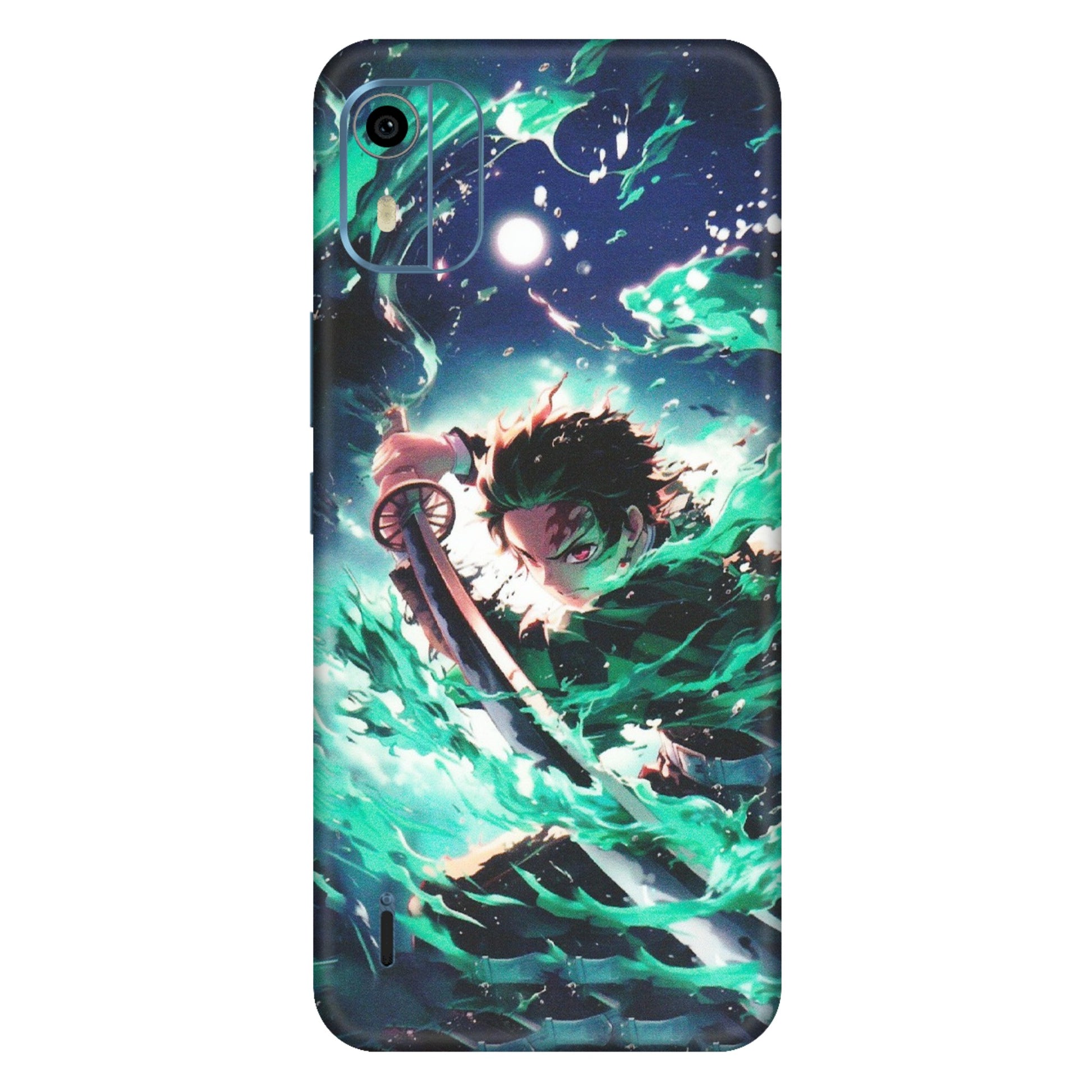 HMD NOKIA Phone Skins (All Models) - Sword Fighter Anime - Matte Finish (M-29) HMD Nokia C12 Pro