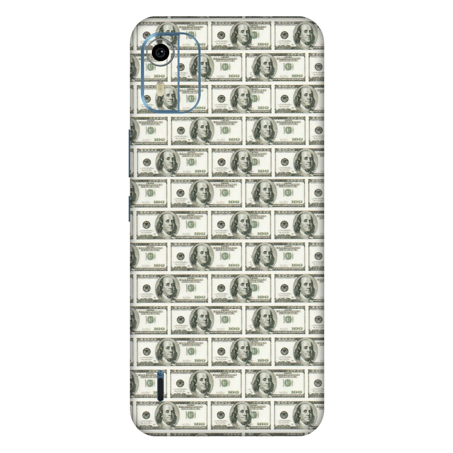 HMD NOKIA Phone Skins (All Models) - I Love Dollars - Matte Finish (M-40) HMD Nokia C12 Pro