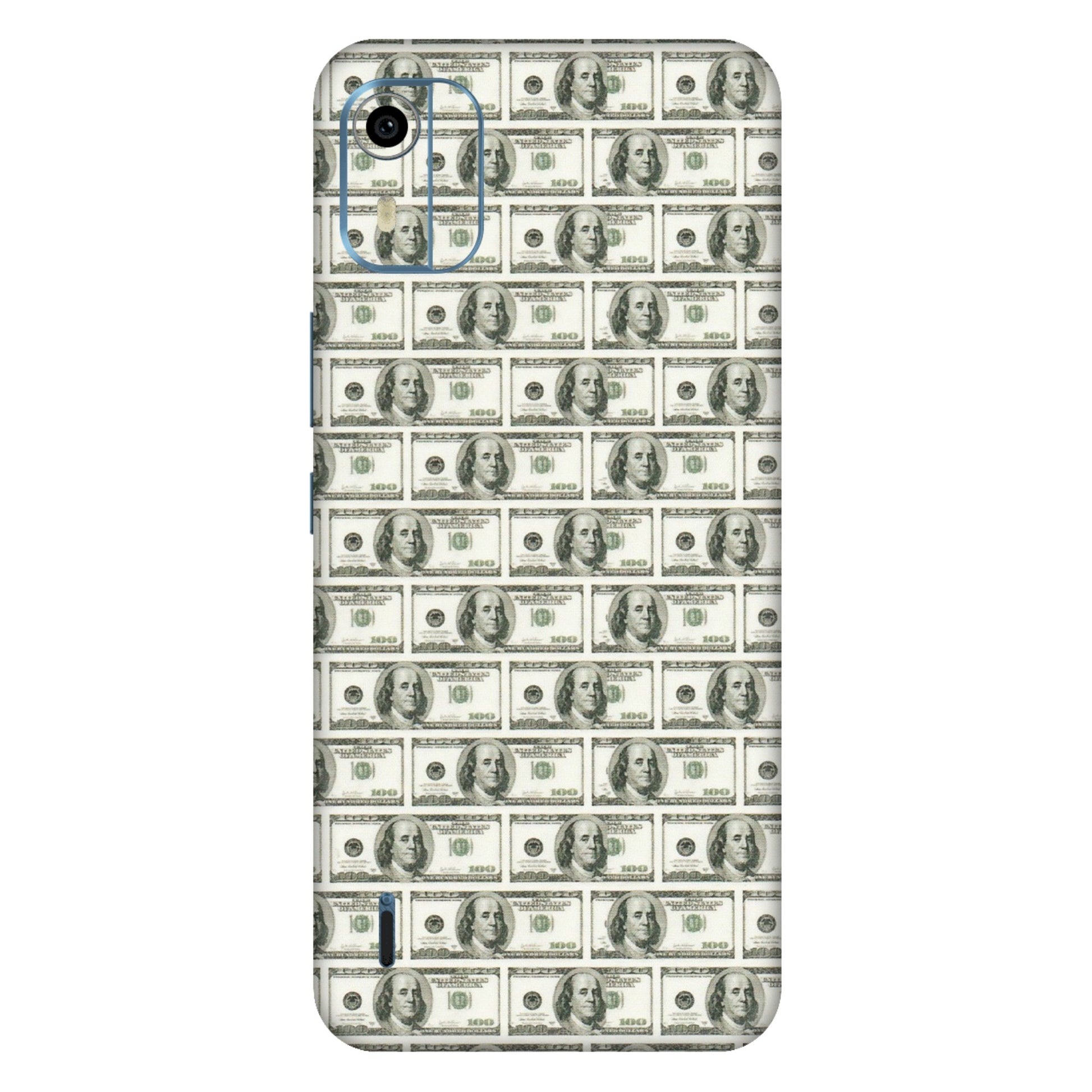 HMD NOKIA Phone Skins (All Models) - I Love Dollars - Matte Finish (M-40) HMD Nokia C12 Pro