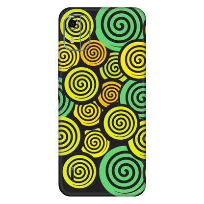 HMD NOKIA Phone Skins (All Models) - Crazy Spiral - Matte Finish (M-91) HMD Nokia C12 Pro