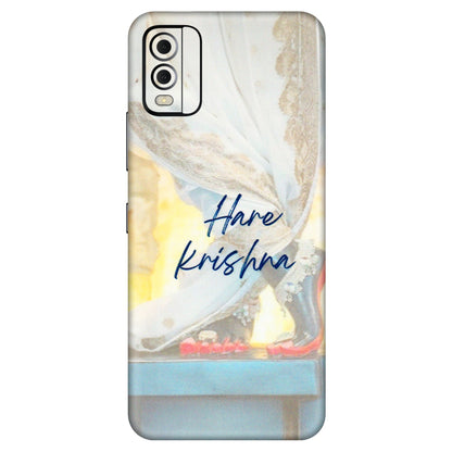HMD NOKIA Phone Skins (All Models) - Hare Krishna - 3D Embossed Finish (L-03) HMD Nokia C22