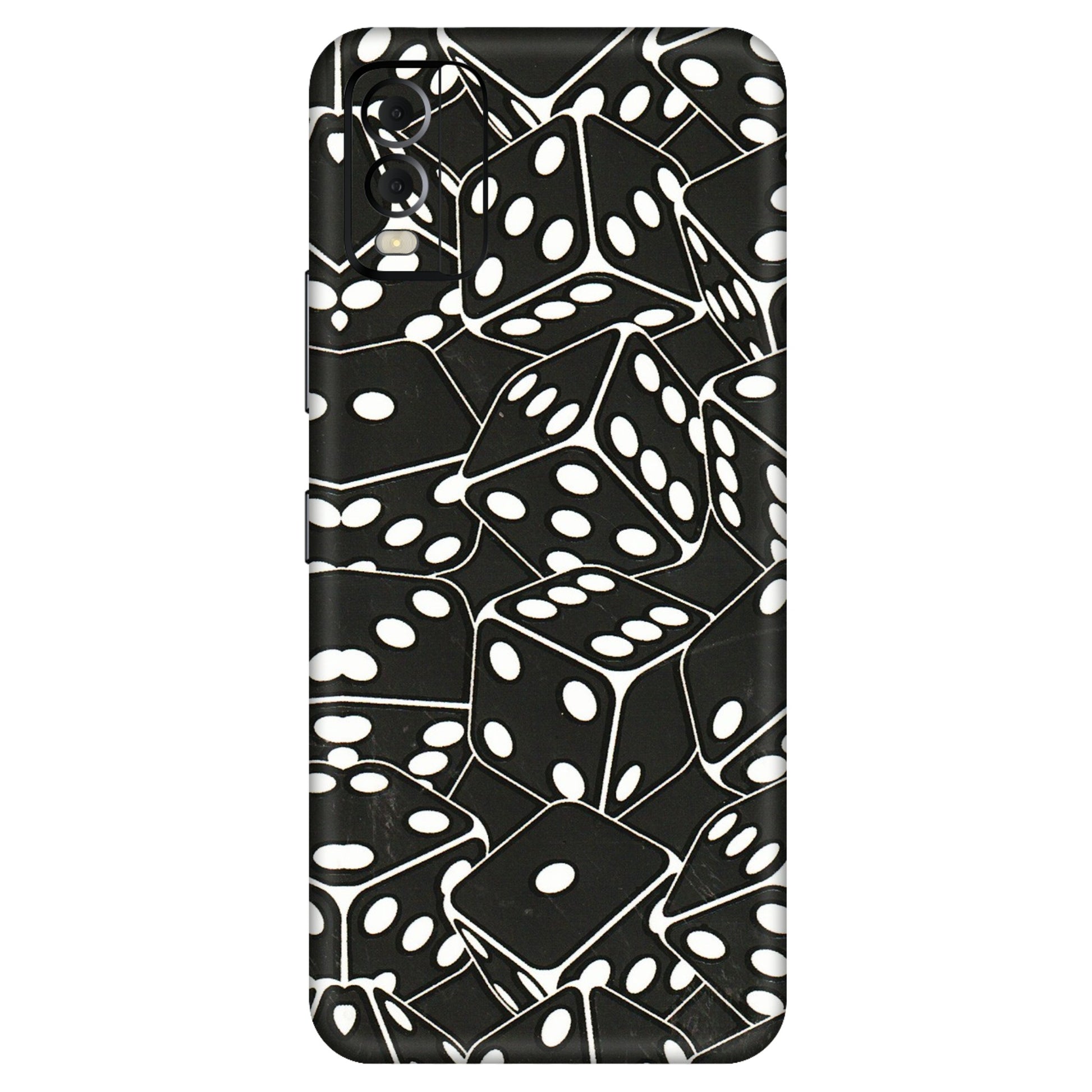 HMD NOKIA Phone Skins (All Models) - Big Black Dices - 3D Embossed Finish (L-106) HMD Nokia C22