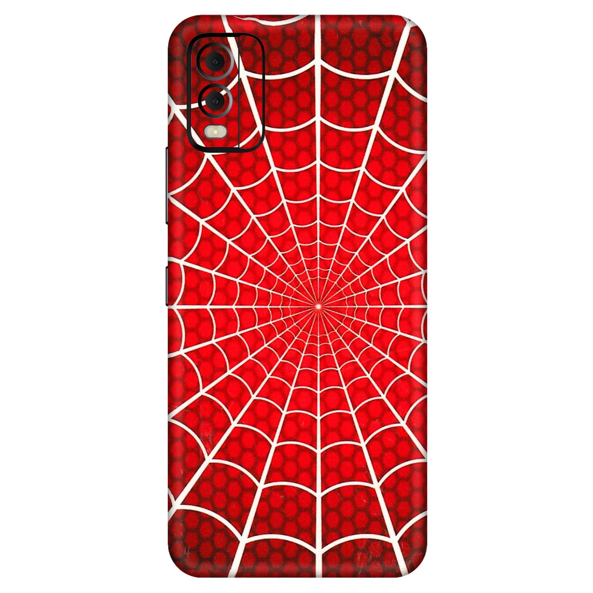 HMD NOKIA Phone Skins (All Models) - Classic Spidey Web - 3D Embossed Finish (L-115) HMD Nokia C22