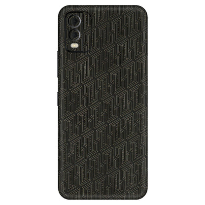HMD NOKIA Phone Skins (All Models) - Black Abstract Pattern - 3D Embossed Finish (L-117) HMD Nokia C22