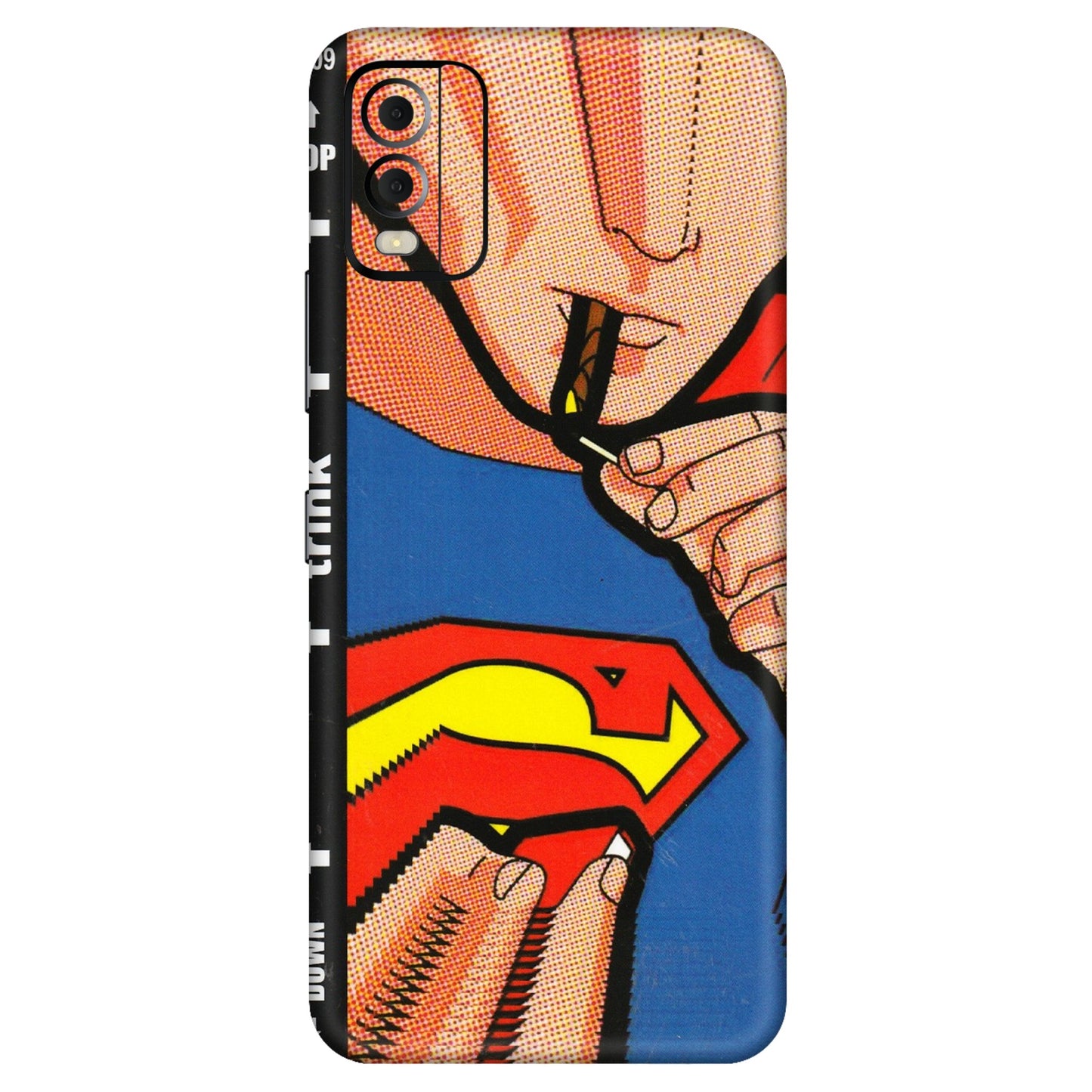 HMD NOKIA Phone Skins (All Models) - Superman Sutta - 3D Embossed Finish (L-130) HMD Nokia C22