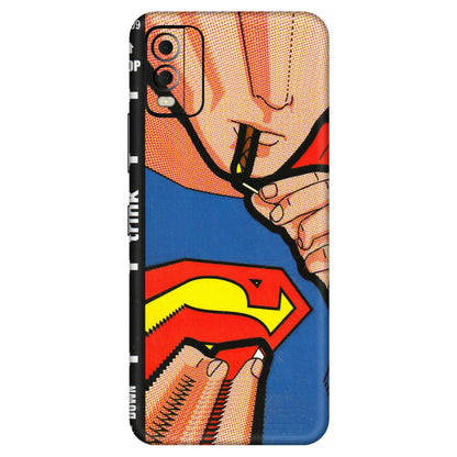 HMD NOKIA Phone Skins (All Models) - Superman Sutta - 3D Embossed Finish (L-130) HMD Nokia C22