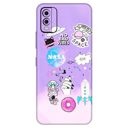 HMD NOKIA Phone Skins (All Models) - I Need My Nasa Skin - 3D Embossed Finish (L-149) HMD Nokia C22