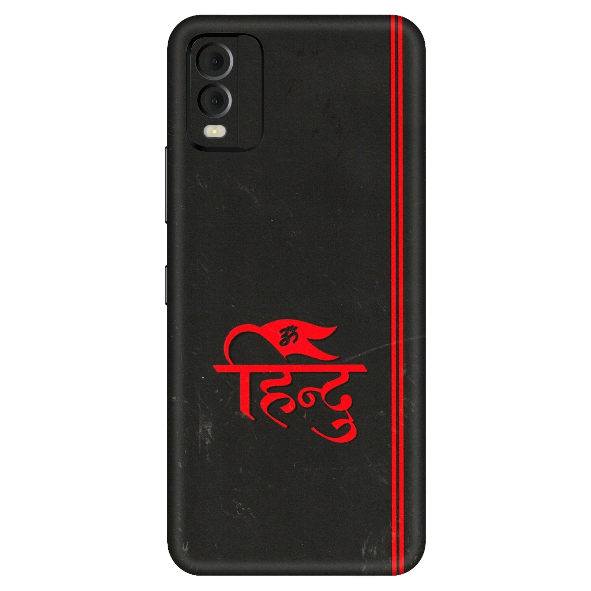 HMD NOKIA Phone Skins (All Models) - Hindu Black - 3D Embossed Finish (L-153) HMD Nokia C22