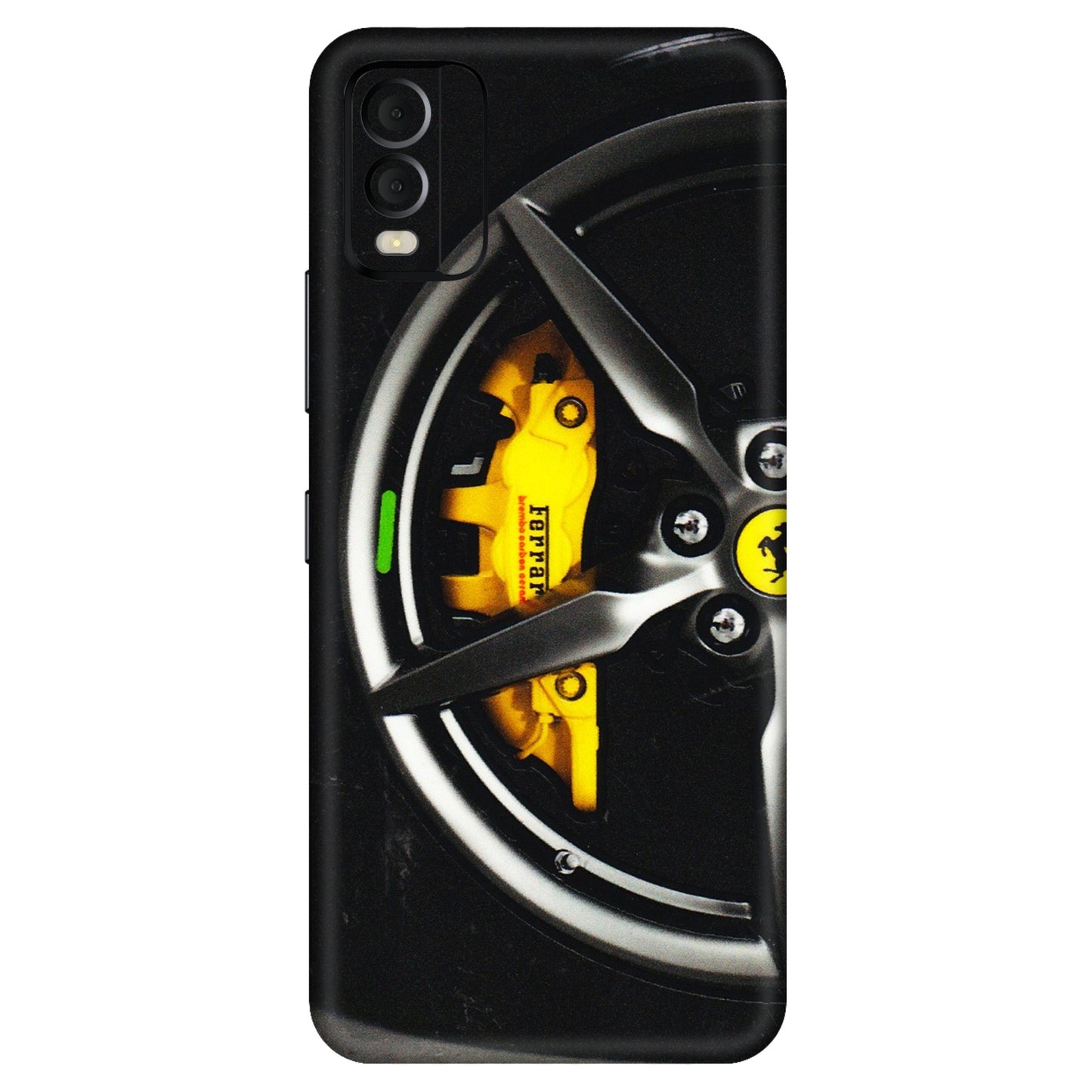 HMD NOKIA Phone Skins (All Models) - Ferrari Wheel Alloy - 3D Embossed Finish (L-173) HMD Nokia C22