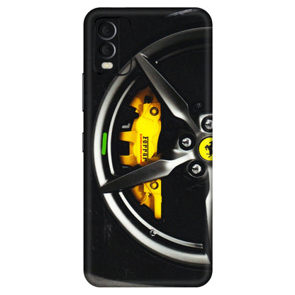 HMD NOKIA Phone Skins (All Models) - Ferrari Wheel Alloy - 3D Embossed Finish (L-173) HMD Nokia C22
