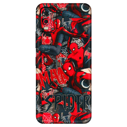 HMD NOKIA Phone Skins (All Models) - SpiderMan Cool - 3D Embossed Finish (L-188) HMD Nokia C22