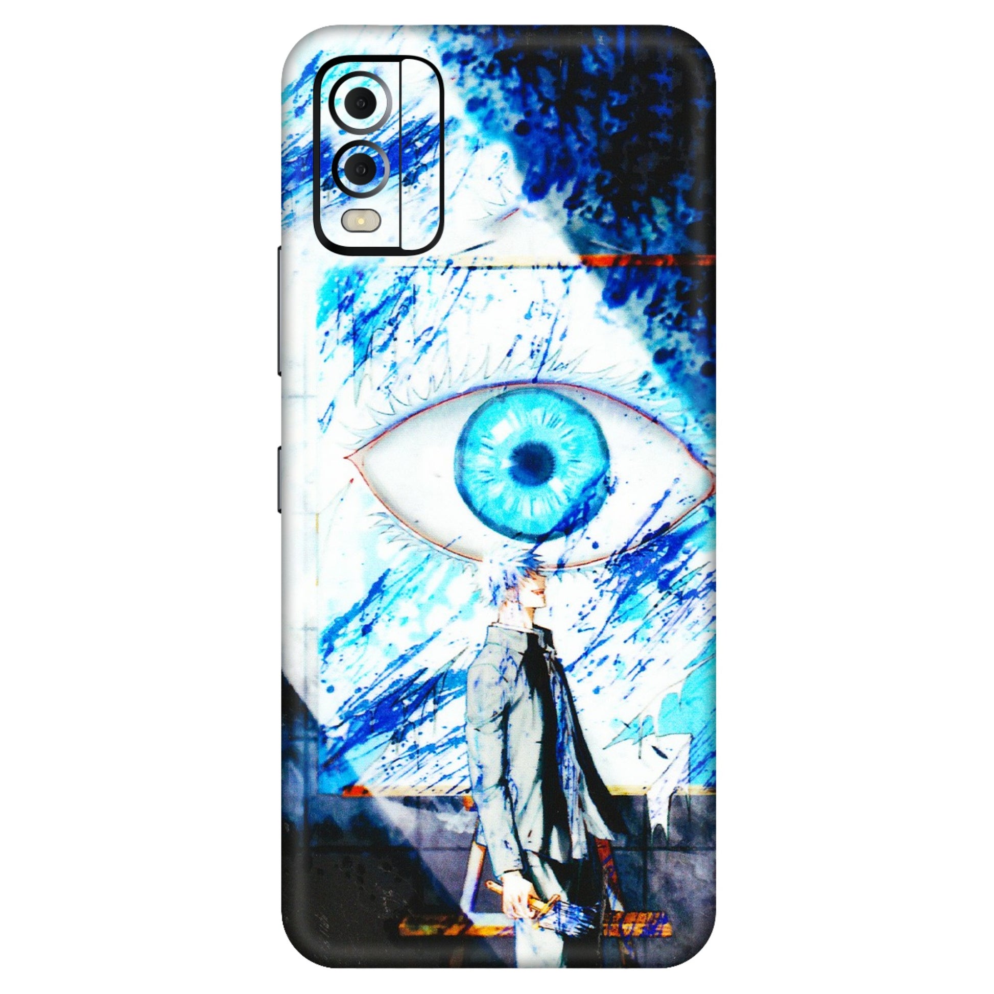 HMD NOKIA Phone Skins (All Models) - Gojo Satoru evil eye - 3D Embossed Finish (L-239) HMD Nokia C22