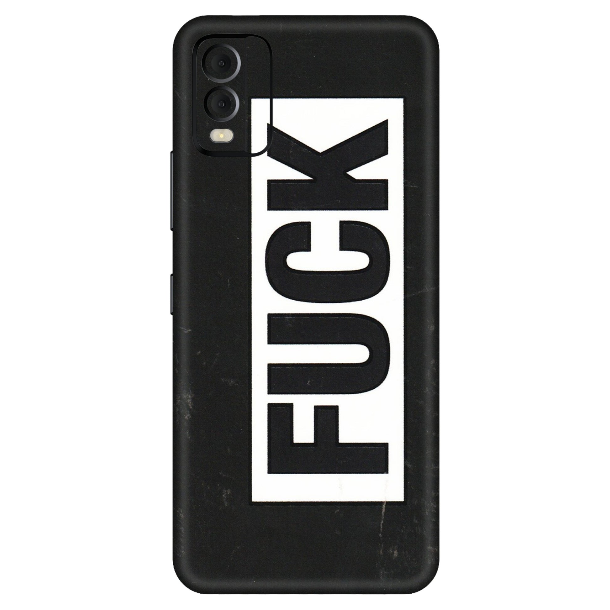 HMD NOKIA Phone Skins (All Models) - The F Word - 3D Embossed Finish (L-255) HMD Nokia C22