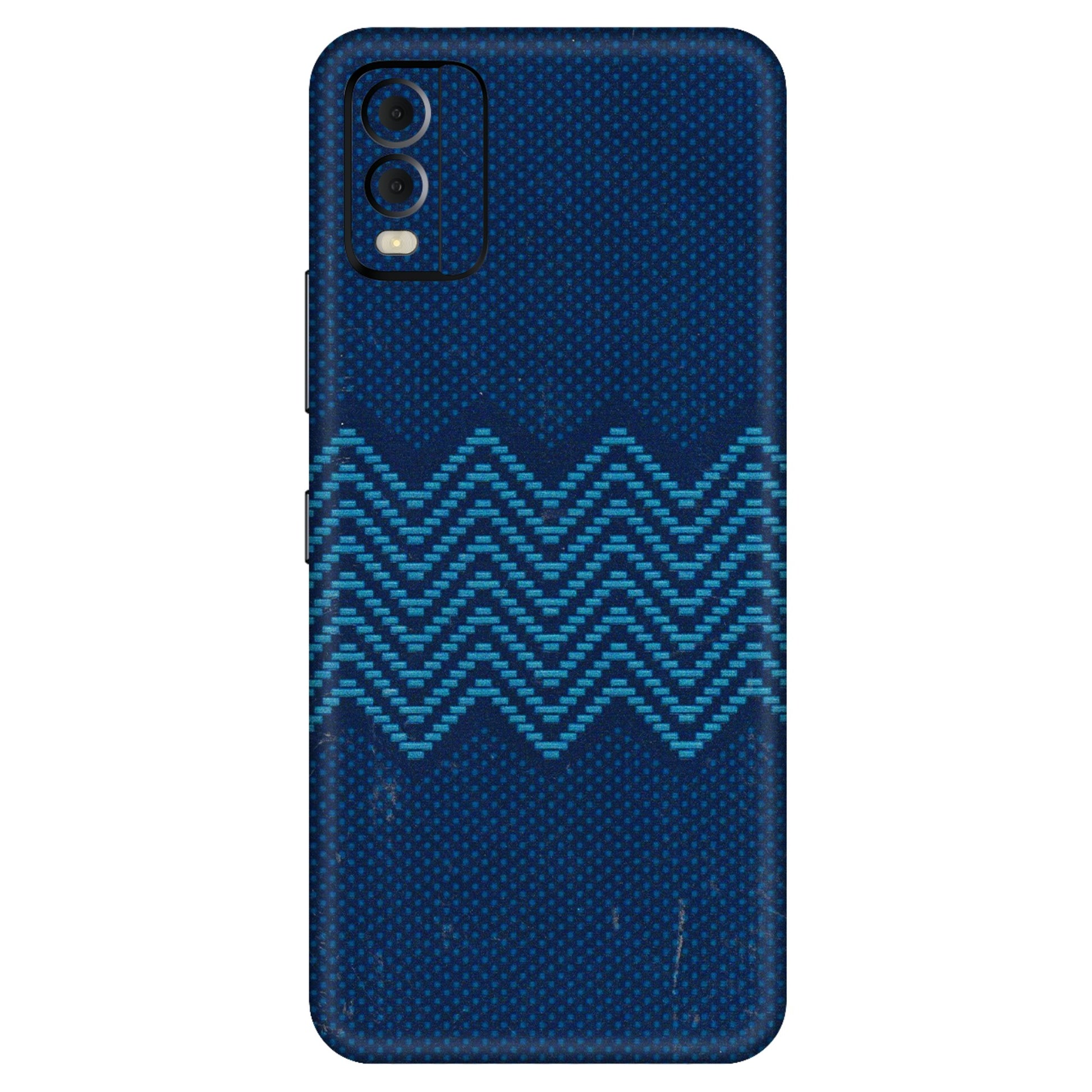 HMD NOKIA Phone Skins (All Models) - Blue Sober Waves - 3D Embossed Finish (L-306) HMD Nokia C22