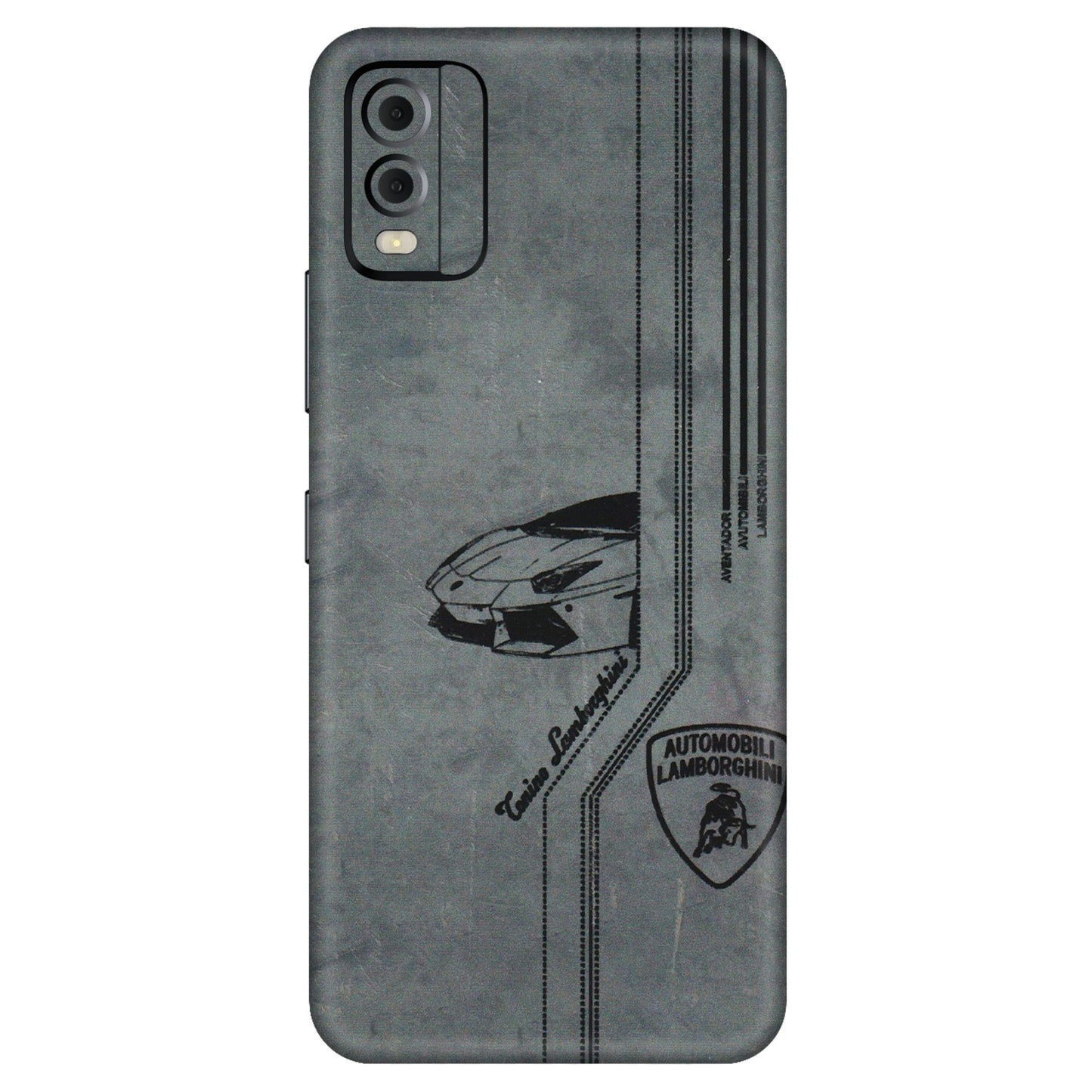 HMD NOKIA Phone Skins (All Models) - New Lamborgini Aventador - 3D Embossed Finish (L-321) HMD Nokia C22
