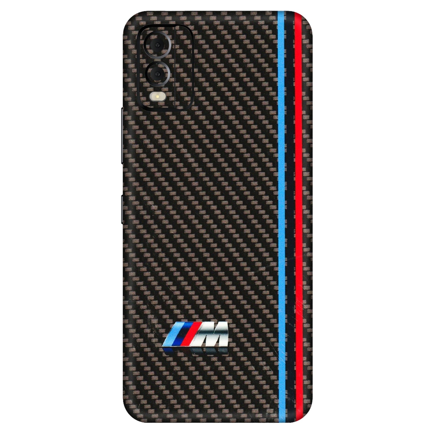 HMD NOKIA Phone Skins (All Models) - BM Carbon Fiber Feels - 3D Embossed Finish (L-38) HMD Nokia C22