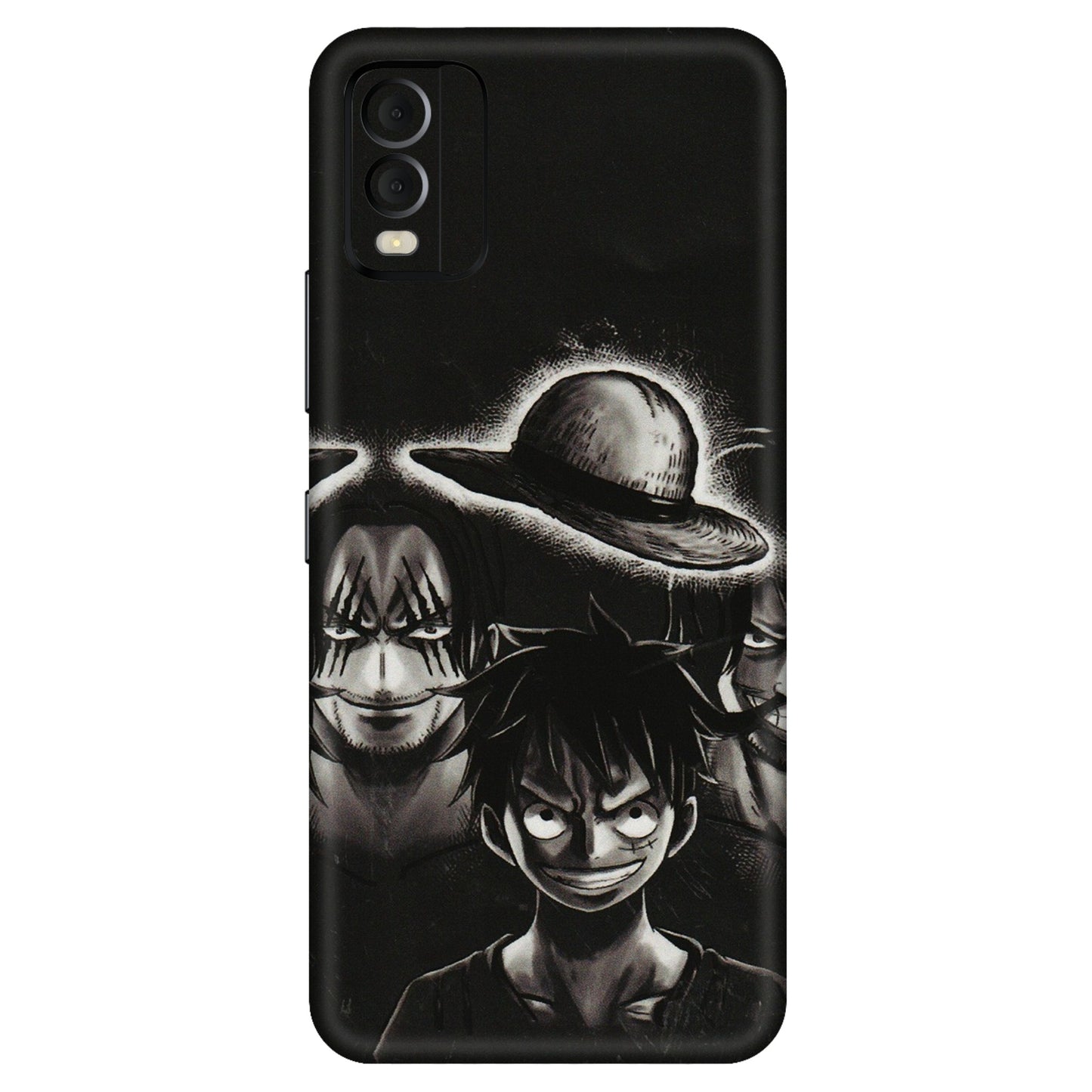HMD NOKIA Phone Skins (All Models) - Black Luffy Hat - 3D Embossed Finish (L-57) HMD Nokia C22