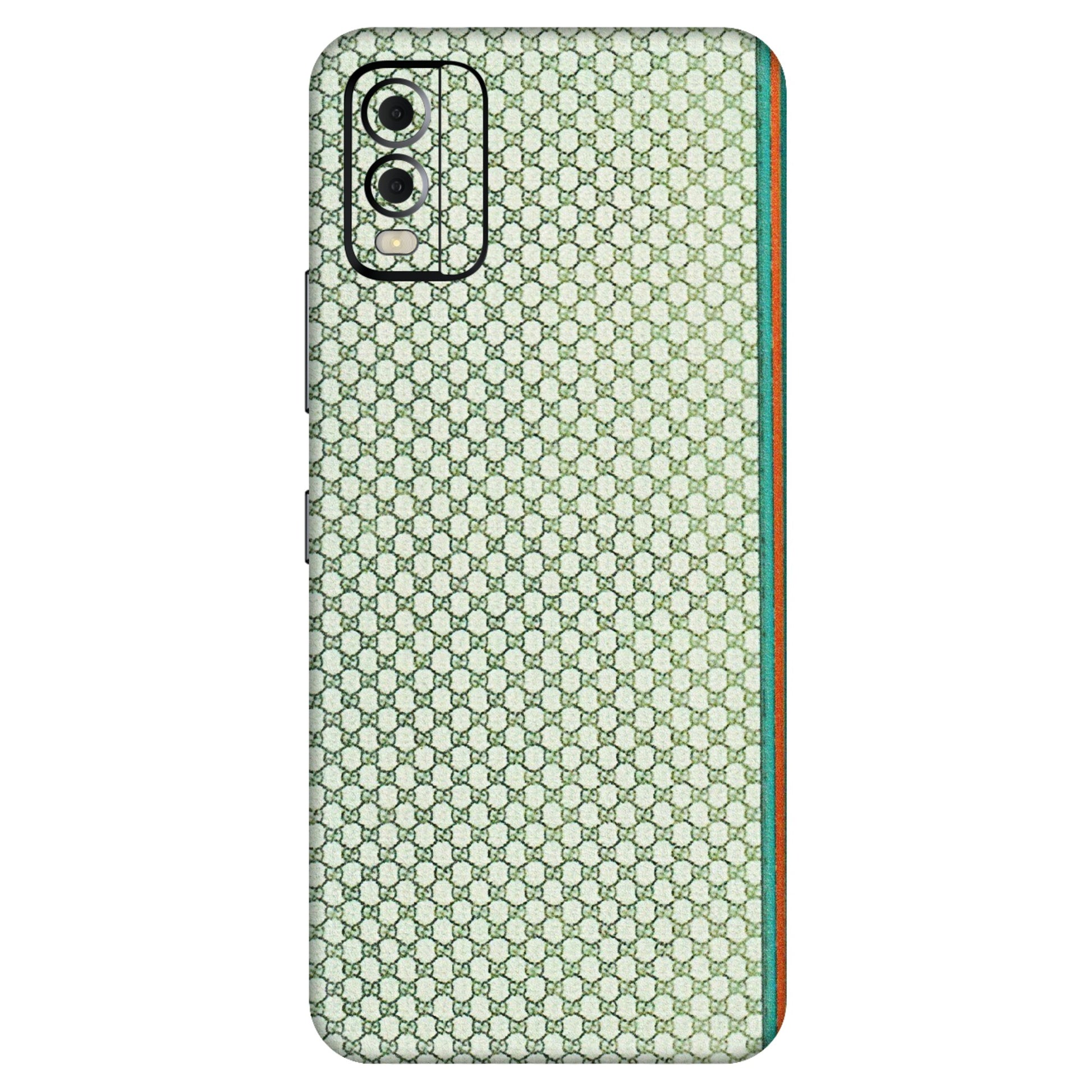 HMD NOKIA Phone Skins (All Models) - Gucci Fabric Pattern - 3D Embossed Finish (L-73) HMD Nokia C22