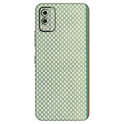 HMD NOKIA Phone Skins (All Models) - Gucci Fabric Pattern - 3D Embossed Finish (L-73) HMD Nokia C22