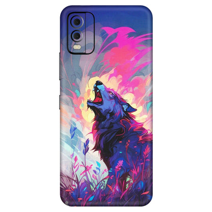 HMD NOKIA Phone Skins (All Models) - New Wild Wolf Abstract - Matte Finish (M-125) HMD Nokia C22