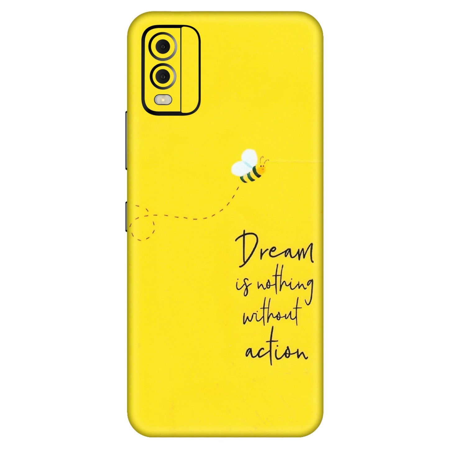 HMD NOKIA Phone Skins (All Models) - Dream Is Nothing Without Action - Matte Finish (M-138) HMD Nokia C22