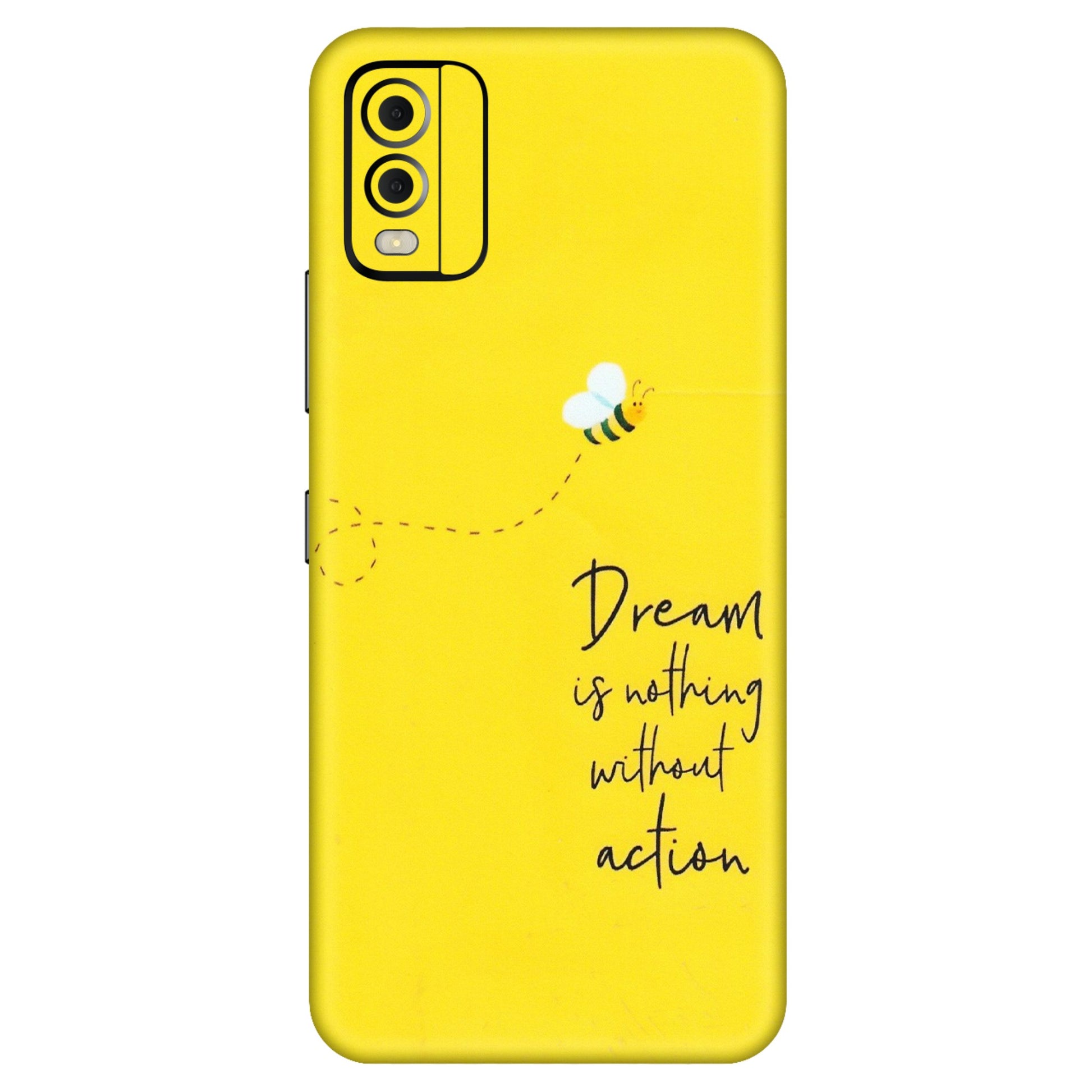 HMD NOKIA Phone Skins (All Models) - Dream Is Nothing Without Action - Matte Finish (M-138) HMD Nokia C22