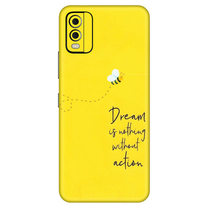 HMD NOKIA Phone Skins (All Models) - Dream Is Nothing Without Action - Matte Finish (M-138) HMD Nokia C22