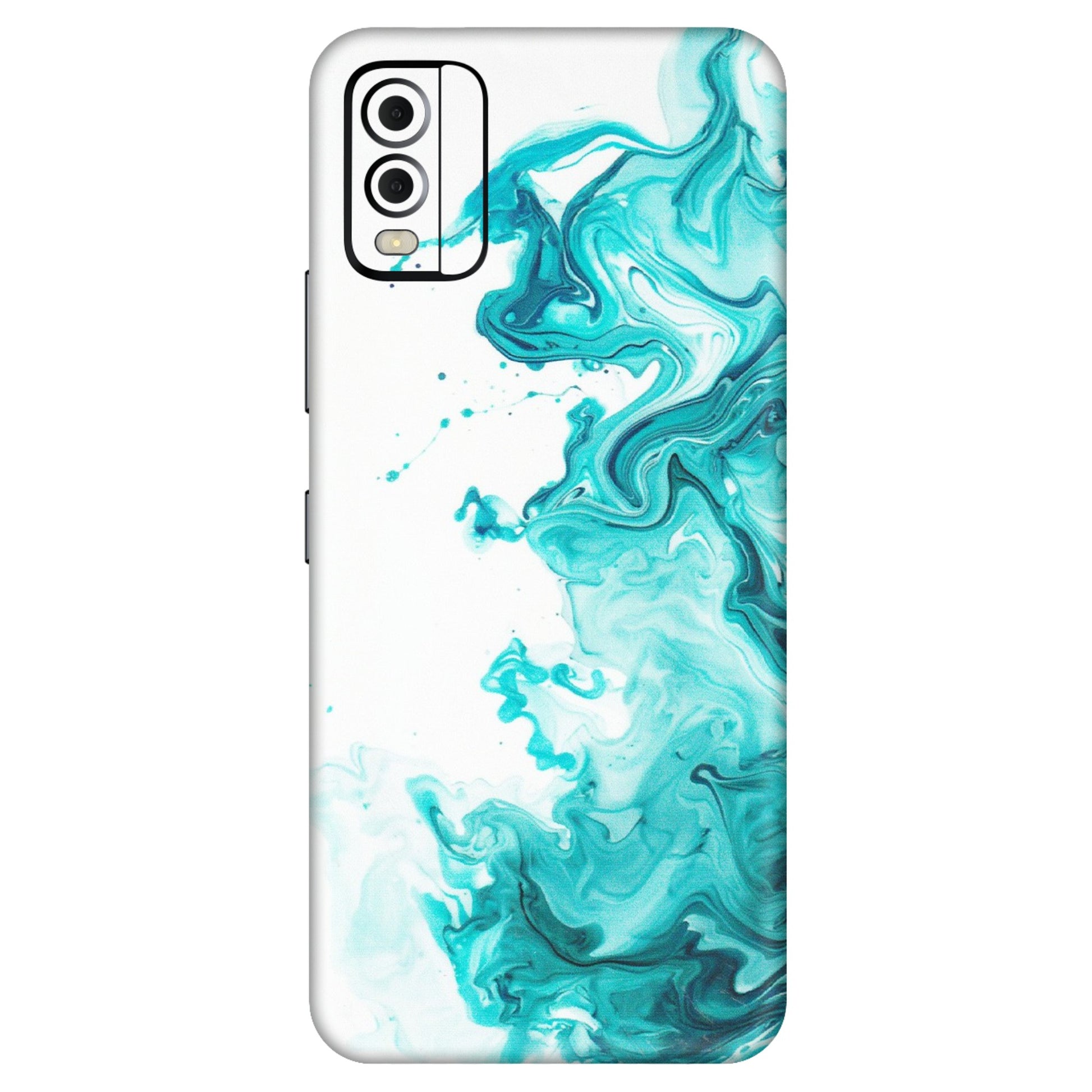 HMD NOKIA Phone Skins (All Models) - Sky Blue Abstract Colour - Matte Finish (M-146) HMD Nokia C22