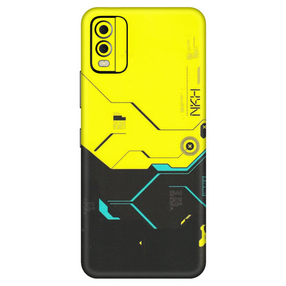 HMD NOKIA Phone Skins (All Models) - Black Yellow Technica - Matte Finish (M-53) HMD Nokia C22