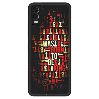 HMD NOKIA Phone Skins (All Models) - Born To Be King - Matte Finish (M-73) HMD Nokia C22