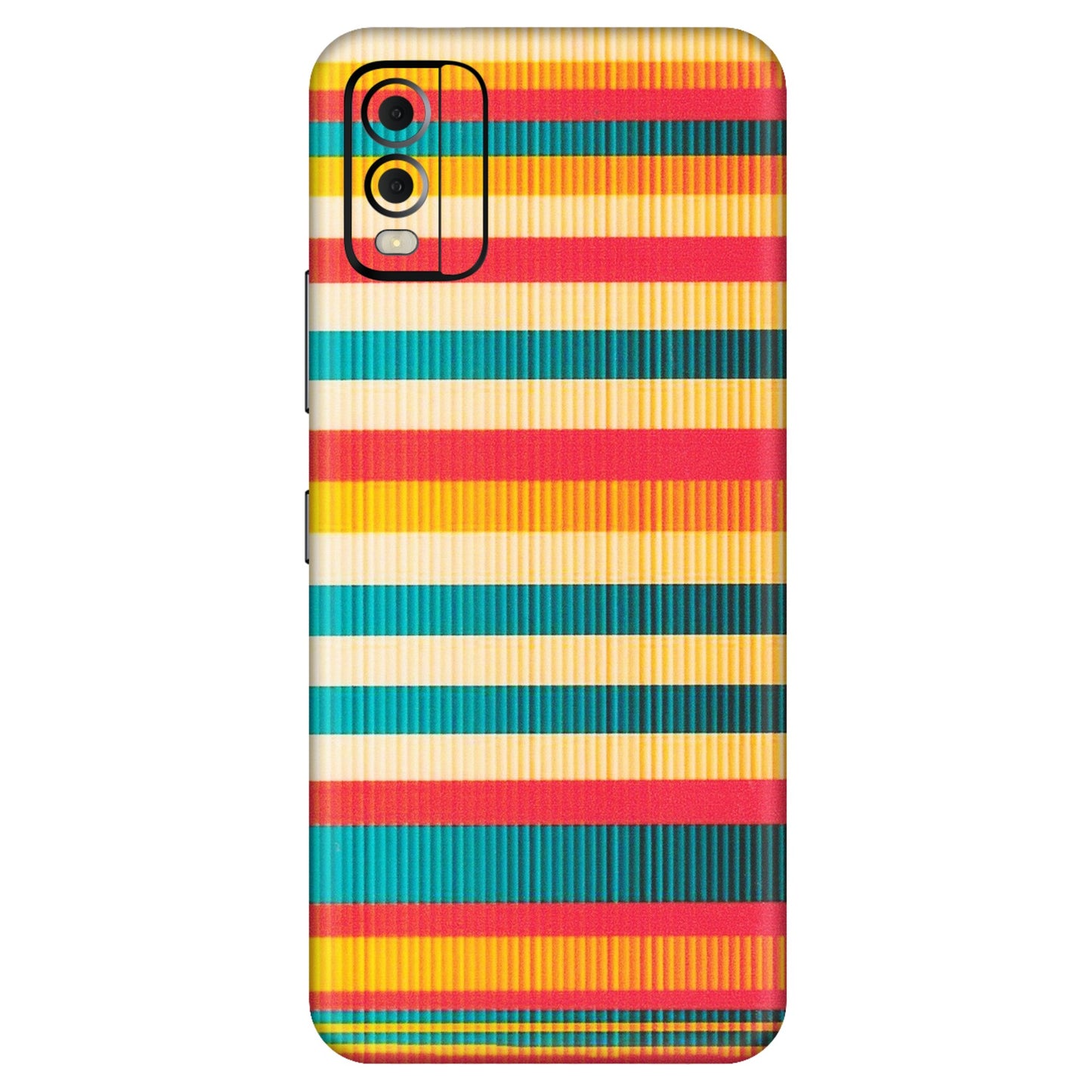 HMD NOKIA Phone Skins (All Models) - Colourful Stripes Soothing Effect - Matte Finish (M-86) HMD Nokia C22