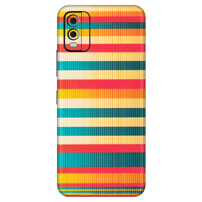 HMD NOKIA Phone Skins (All Models) - Colourful Stripes Soothing Effect - Matte Finish (M-86) HMD Nokia C22