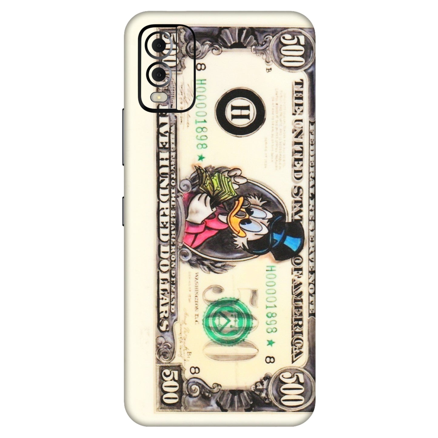 HMD NOKIA Phone Skins (All Models) - Five Hundred Dollar Duck - Transparent Finish (T-15) HMD Nokia C22