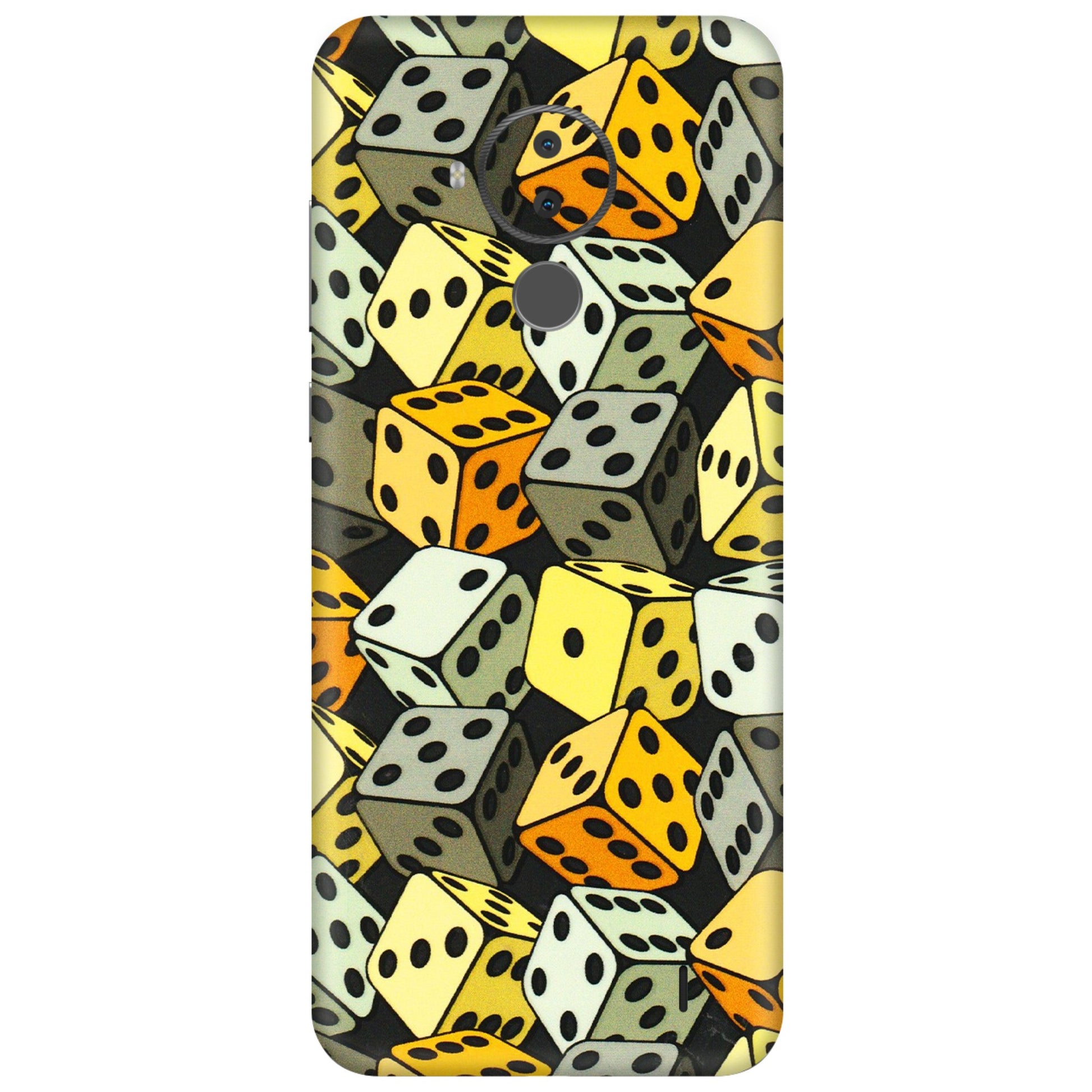 HMD NOKIA Phone Skins (All Models) - Dices Of Life - 3D Embossed Finish (L-04) HMD Nokia C30