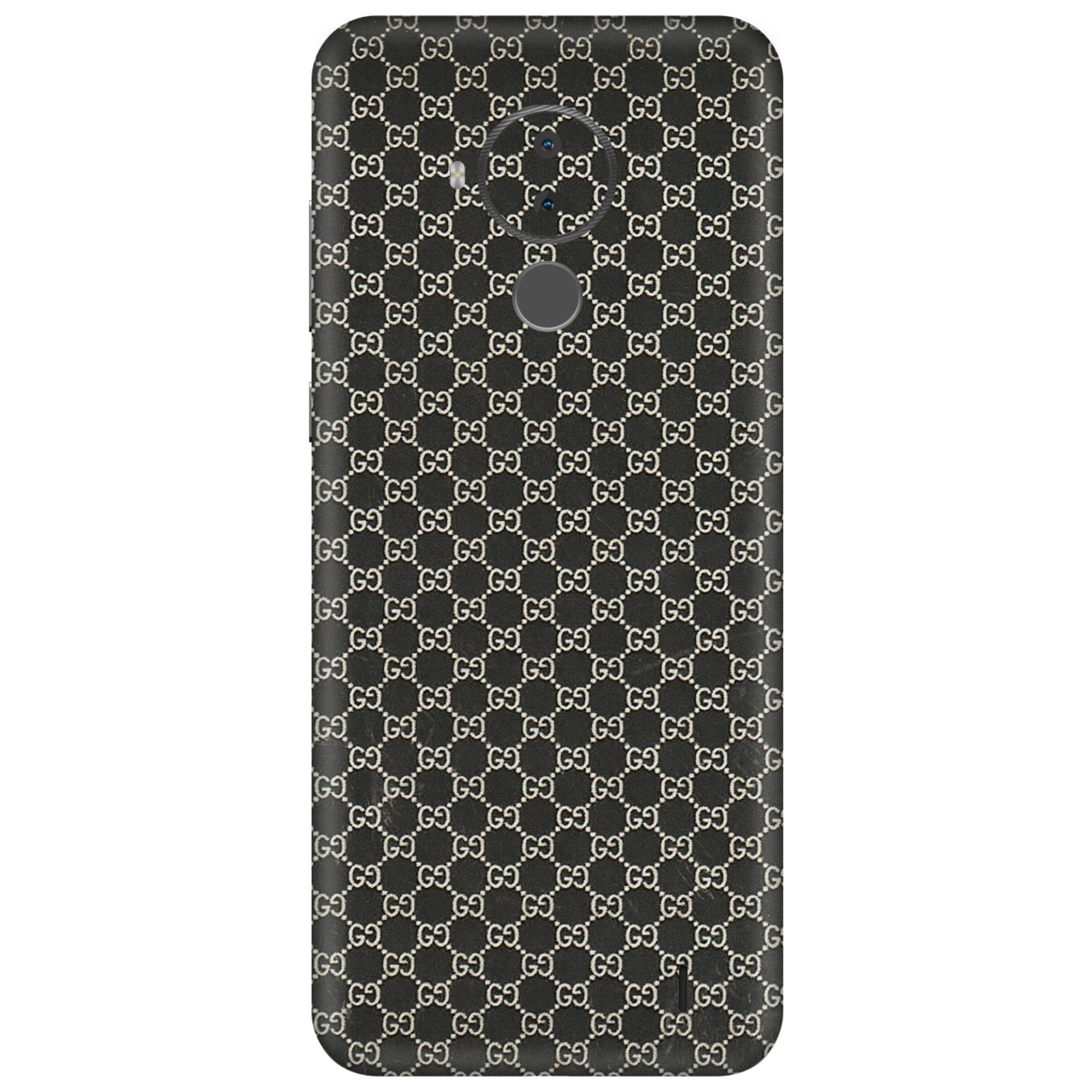 HMD NOKIA Phone Skins (All Models) - Black G Print - 3D Embossed Finish (L-109) HMD Nokia C30