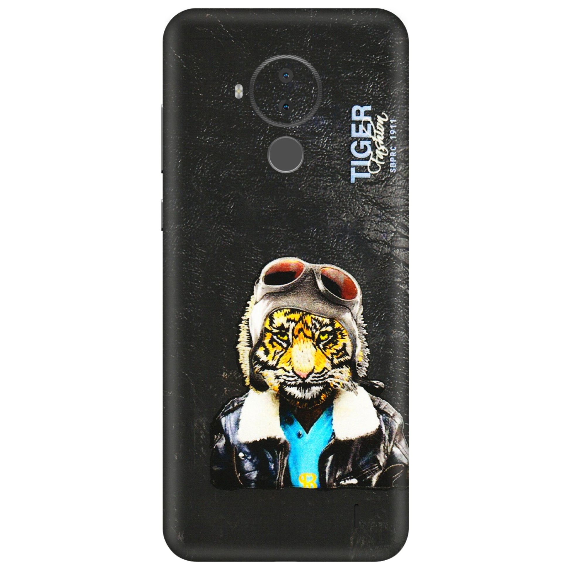 HMD NOKIA Phone Skins (All Models) - Rider Tiger - 3D Embossed Finish (L-113) HMD Nokia C30