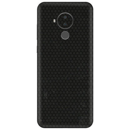HMD NOKIA Phone Skins (All Models) - Black honeycomb - 3D Embossed Finish (L-114) HMD Nokia C30