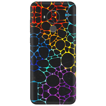 HMD NOKIA Phone Skins (All Models) - Abstract Art MultiColour - 3D Embossed Finish (L-133) HMD Nokia C30