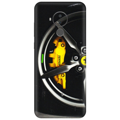 HMD NOKIA Phone Skins (All Models) - Ferrari Wheel Alloy - 3D Embossed Finish (L-173) HMD Nokia C30