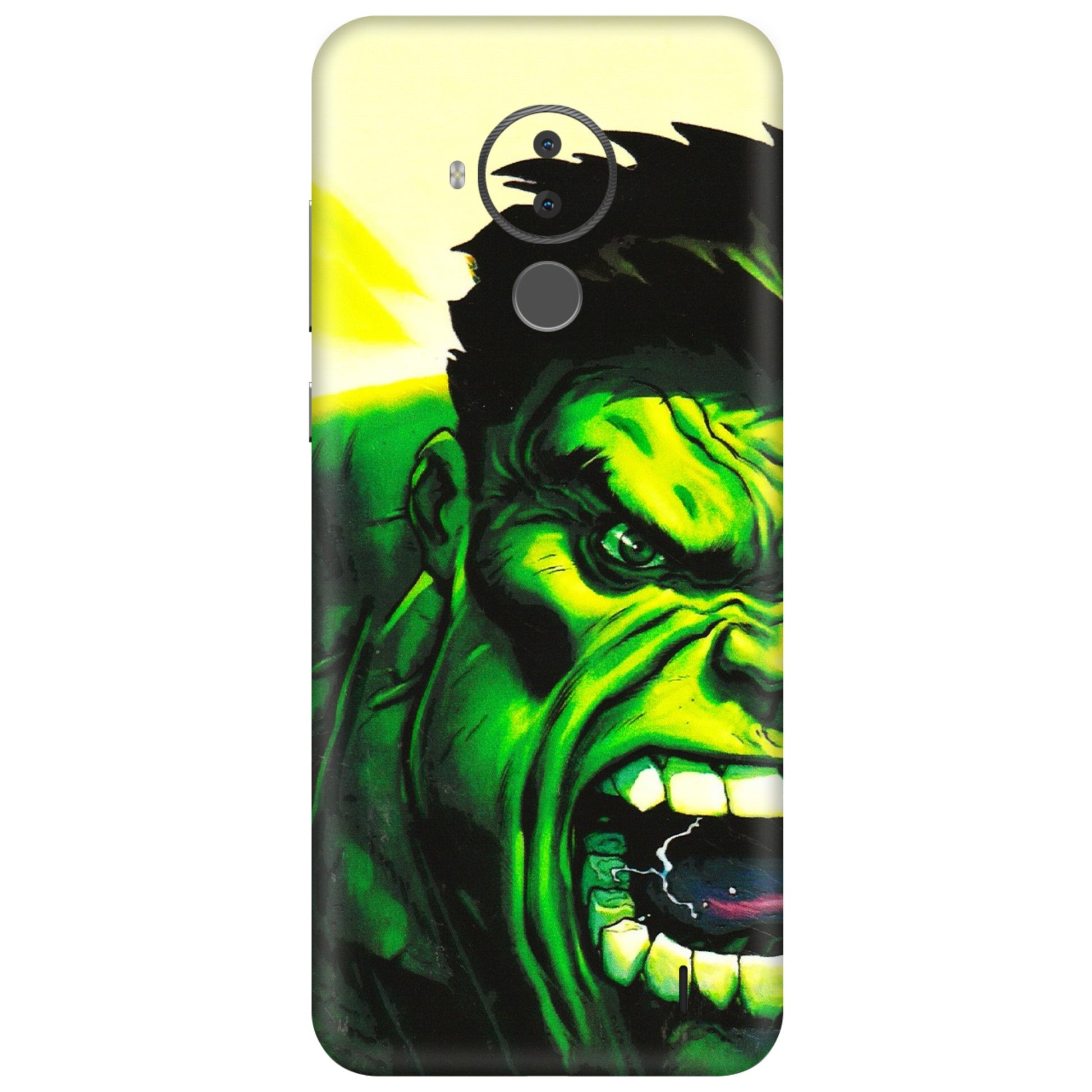 HMD NOKIA Phone Skins (All Models) - Hulk - 3D Embossed Finish (L-180) HMD Nokia C30