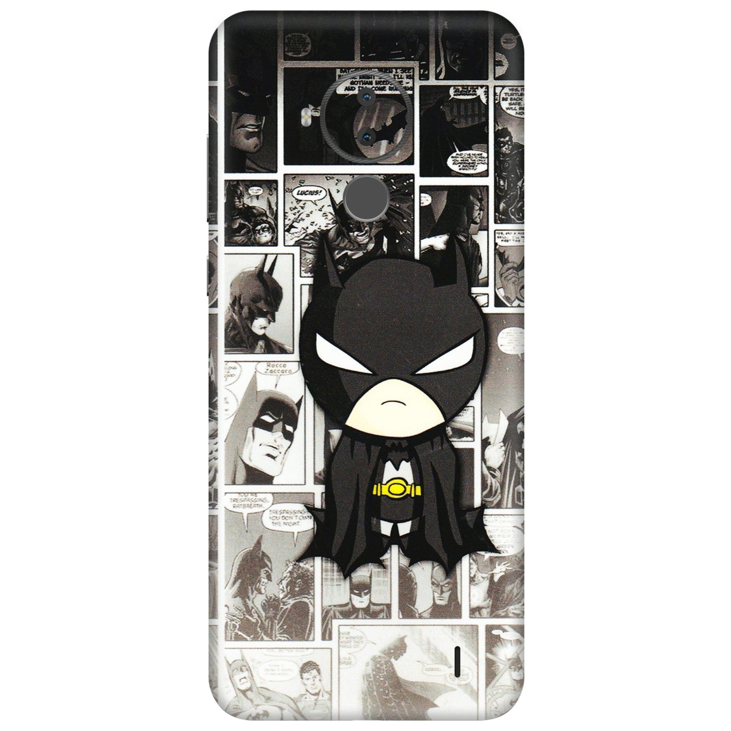 HMD NOKIA Phone Skins (All Models) - Toon Batman - 3D Embossed Finish (L-182) HMD Nokia C30