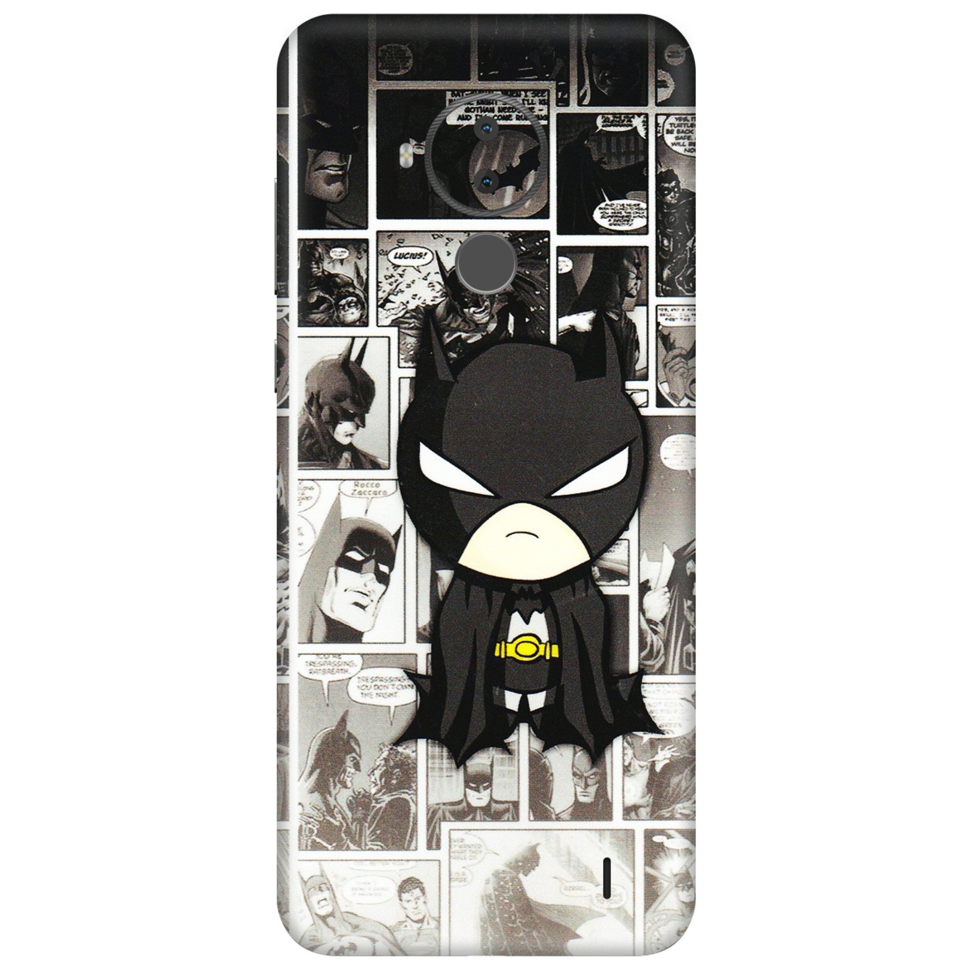 HMD NOKIA Phone Skins (All Models) - Toon Batman - 3D Embossed Finish (L-182) HMD Nokia C30