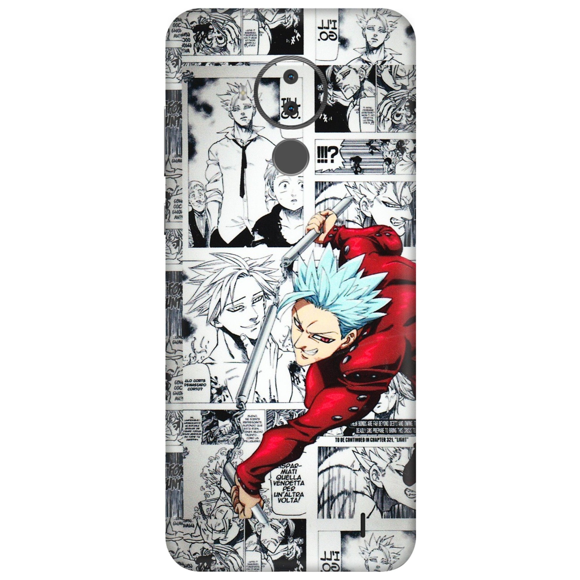 HMD NOKIA Phone Skins (All Models) - Anime Comic - 3D Embossed Finish (L-192) HMD Nokia C30