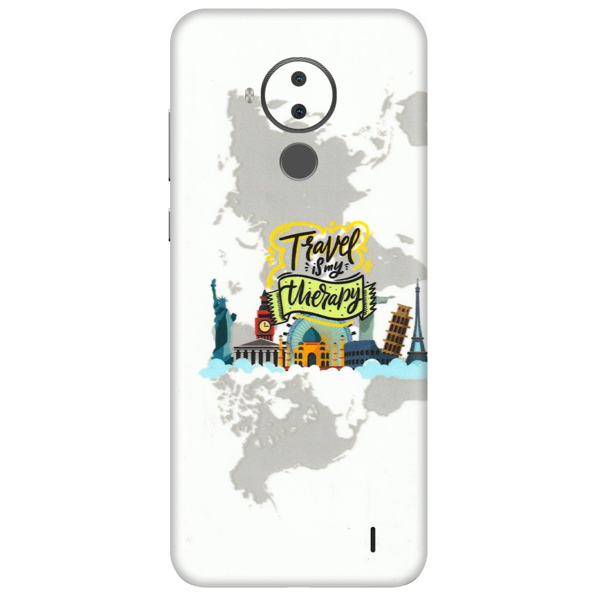 HMD NOKIA Phone Skins (All Models) - Travel Therapy - 3D Embossed Finish (L-199) HMD Nokia C30