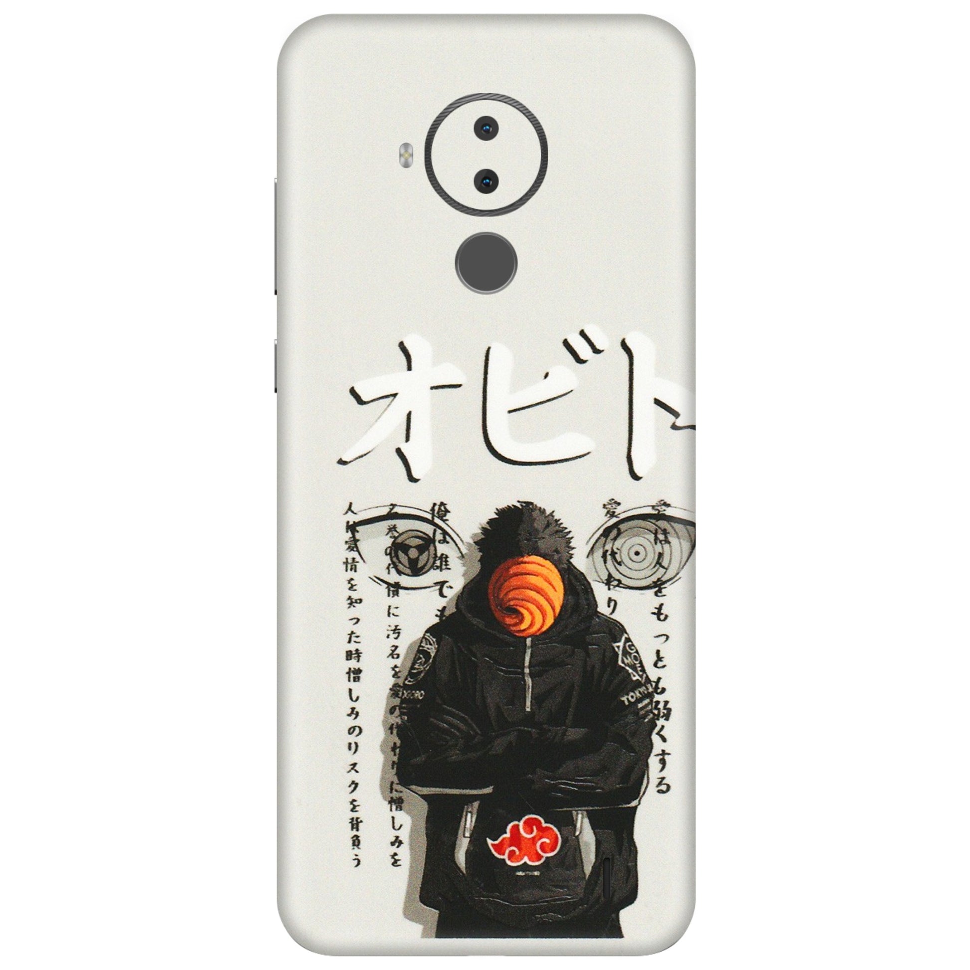HMD NOKIA Phone Skins (All Models) - Obito Anime Eye - 3D Embossed Finish (L-19) HMD Nokia C30